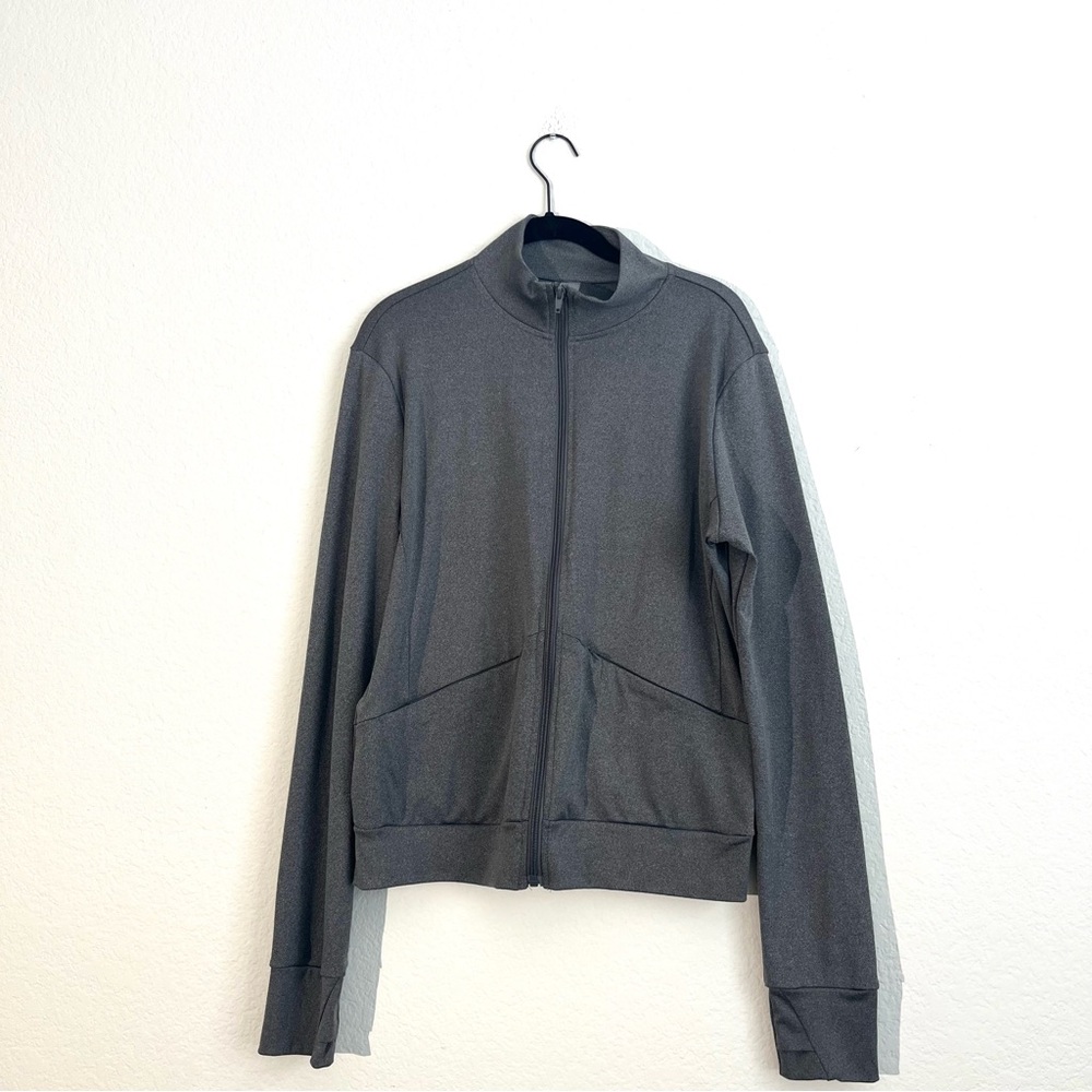 Sporto Women's Gray Zip-Up Jacket